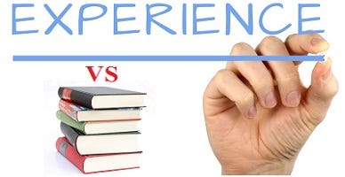 are books more important than experience essay