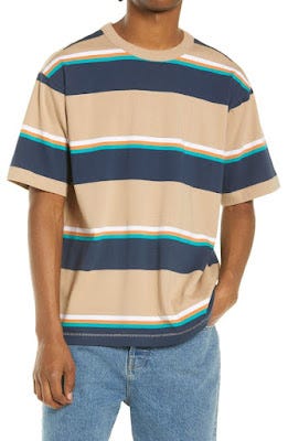 Men’s Striped t-shirt with Chinos