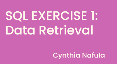 Basic SQL Exercise 1: Retrieving Data from Tables | by Cynthia Nafula ...