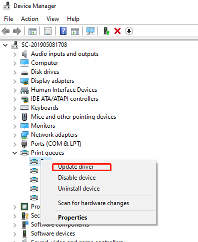 Update Driver