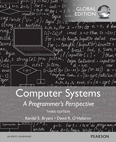 Computer Systems: A Programmer’s Perspective 3rd GLOBAL Edition, ISBN ...