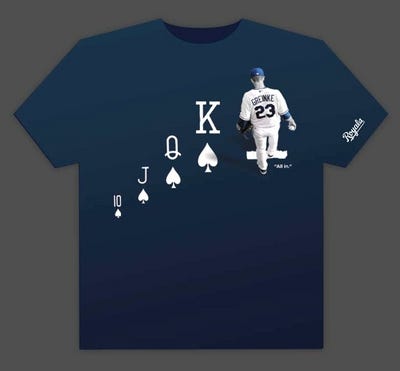 Greinke T-Shirt revealed, walk-off dramatics, by MLB.com/blogs