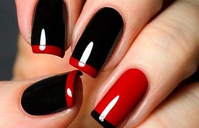 uñas esmaltadas