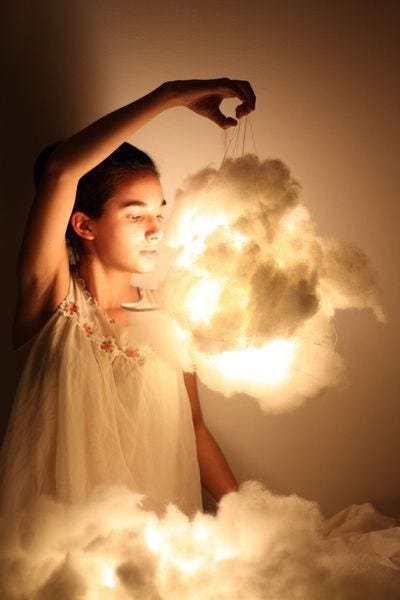 How to make clouds using cotton, cotton clouds diy