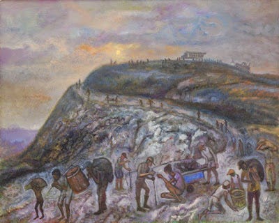 DESCARTES GADELHA — (Exposição \ imagem: “Por do sol atrás da Rampa” — 1980 — Divulgação)