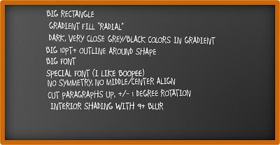 How to recreate a realistic looking chalk board in PowerPoint | by Jan  Schultink | SlideMagic | Medium