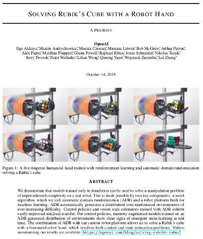 Non, une IA robotique à une main n'a pas résolu le Rubik's Cube | by Ay.  Poulain Maubant | Medium