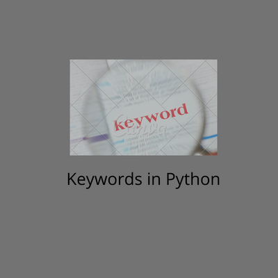Python — Keywords and Variables. Python keywords are special words ...