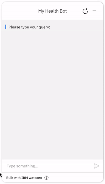 show chart, image and other html elements in watsonx assistant
