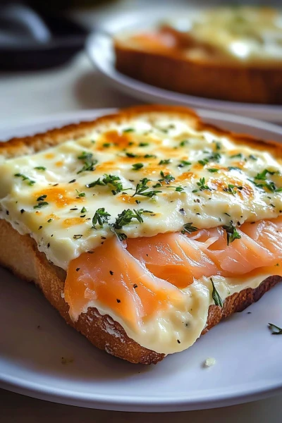 Croque Saumon Fumé et Boursin : une Recette Gourmande et Facile