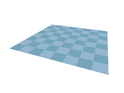 Animation showing how a square can be turned into a torus by first gluing one pair of opposite sides to make a cylinder and then gluing the remaining pair to form a doughnut shape. The checkerboard pattern makes the bending and distortion visible. Image: Lucas Vieira, Wikimedia Commons, public domain.