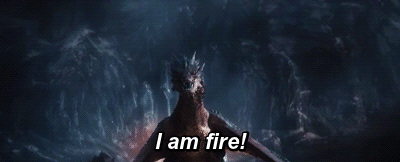 Smaug is a drama queen