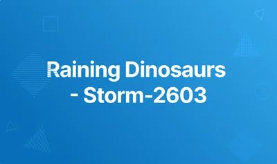 Raining Dinosaurs  —  Storm-2603 Lab Writeup [CyberDefenders]