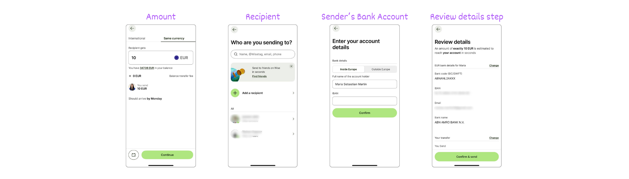 5 Things Users Care About In Payment Transfer App UX | by Maria Martin |  Bootcamp | Medium