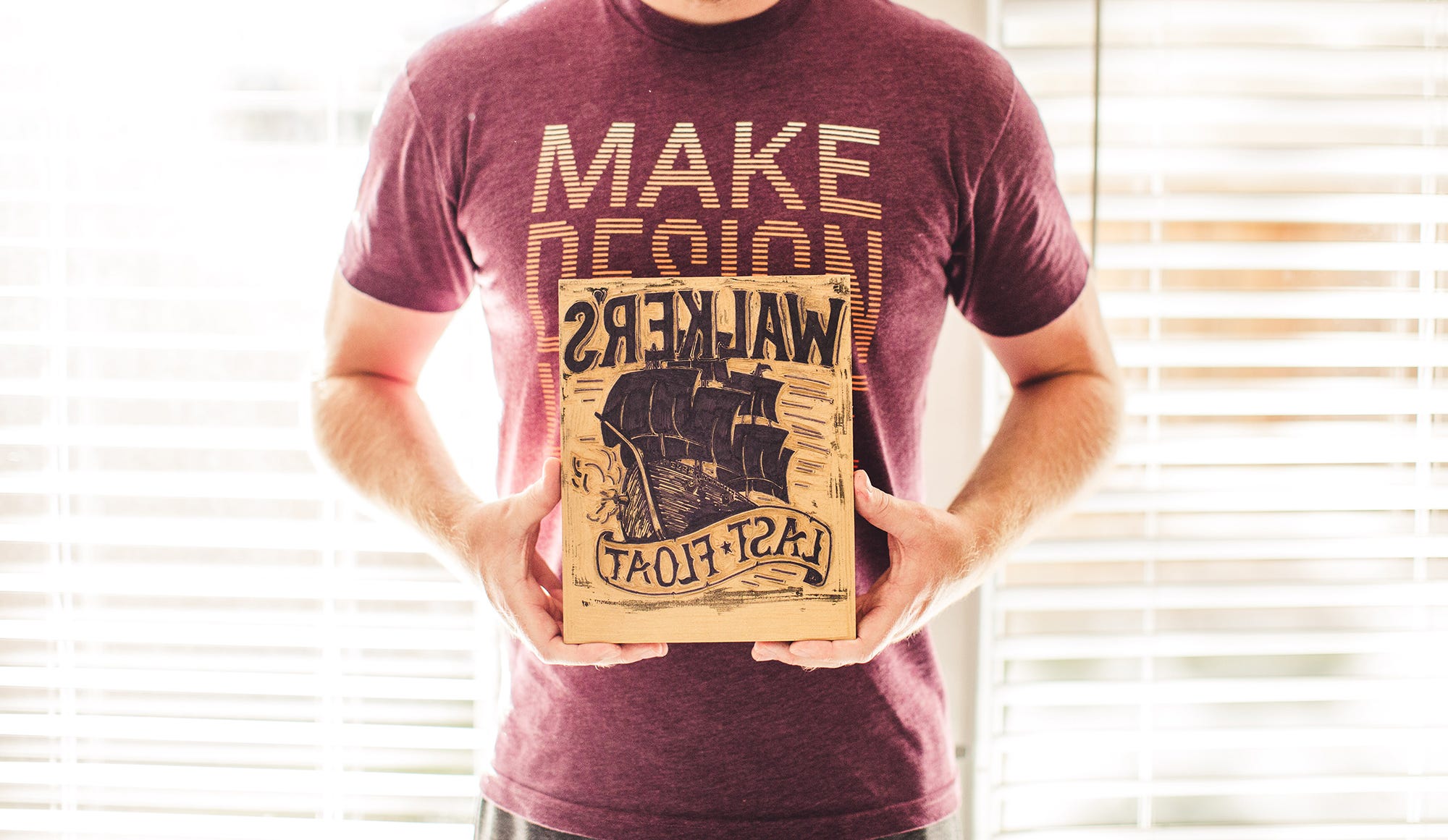 Block Printing T-Shirts with a Linocut — Linocut Artist