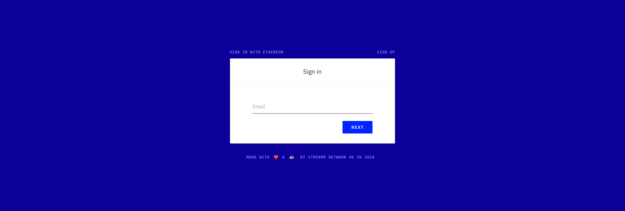 Login to Streamr with Ethereum. As we shift to a ever more decenralized… |  by Melchior Thambipillai | Streamr | Medium