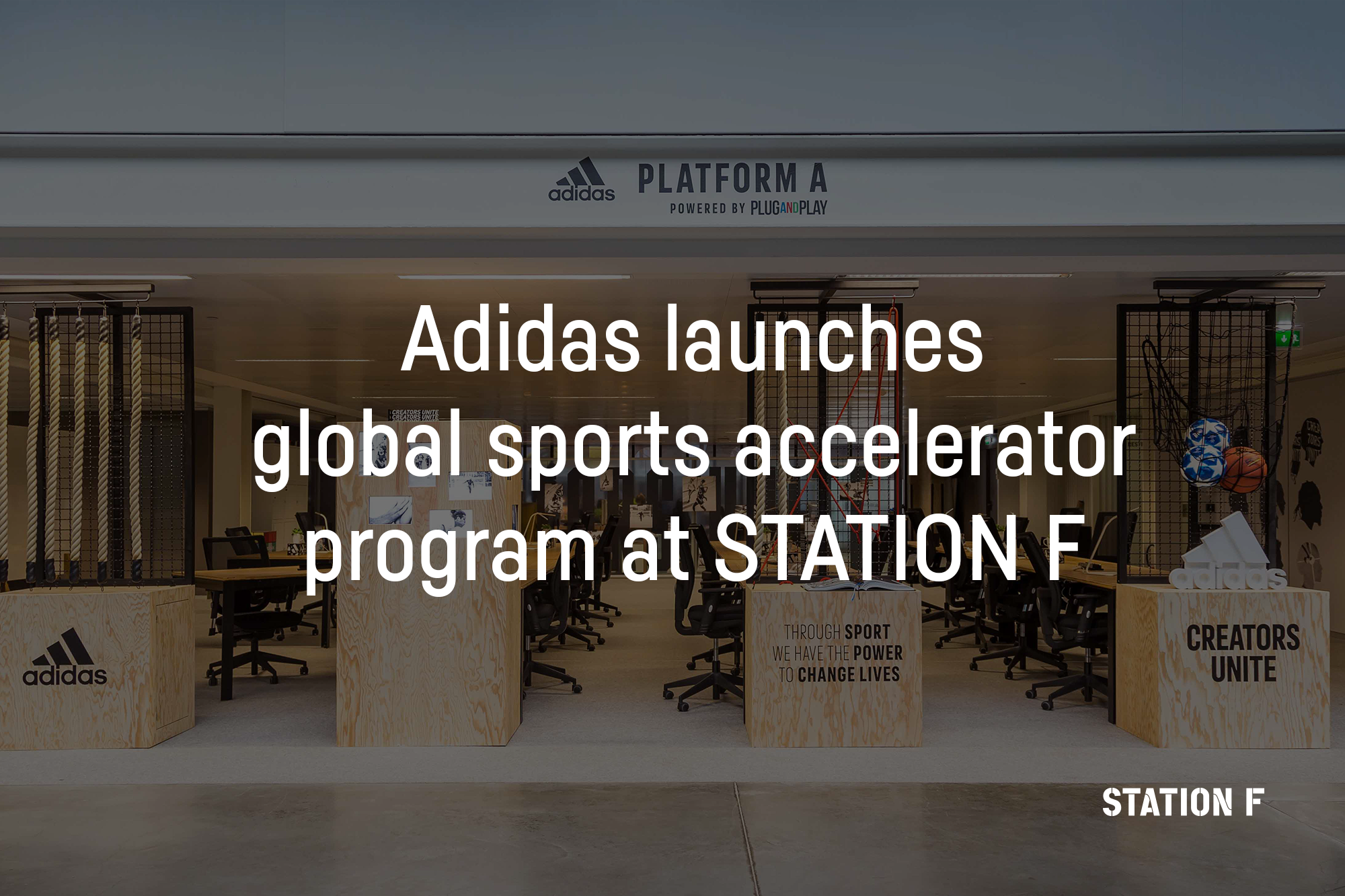 Adidas launches global sports accelerator program at Station F! | by  StationF | STATION F | Medium
