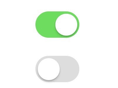 Pure CSS3 iOS switch checkbox. A switch allows the user to quickly… | by  Pedro M. S. Duarte | codeburst