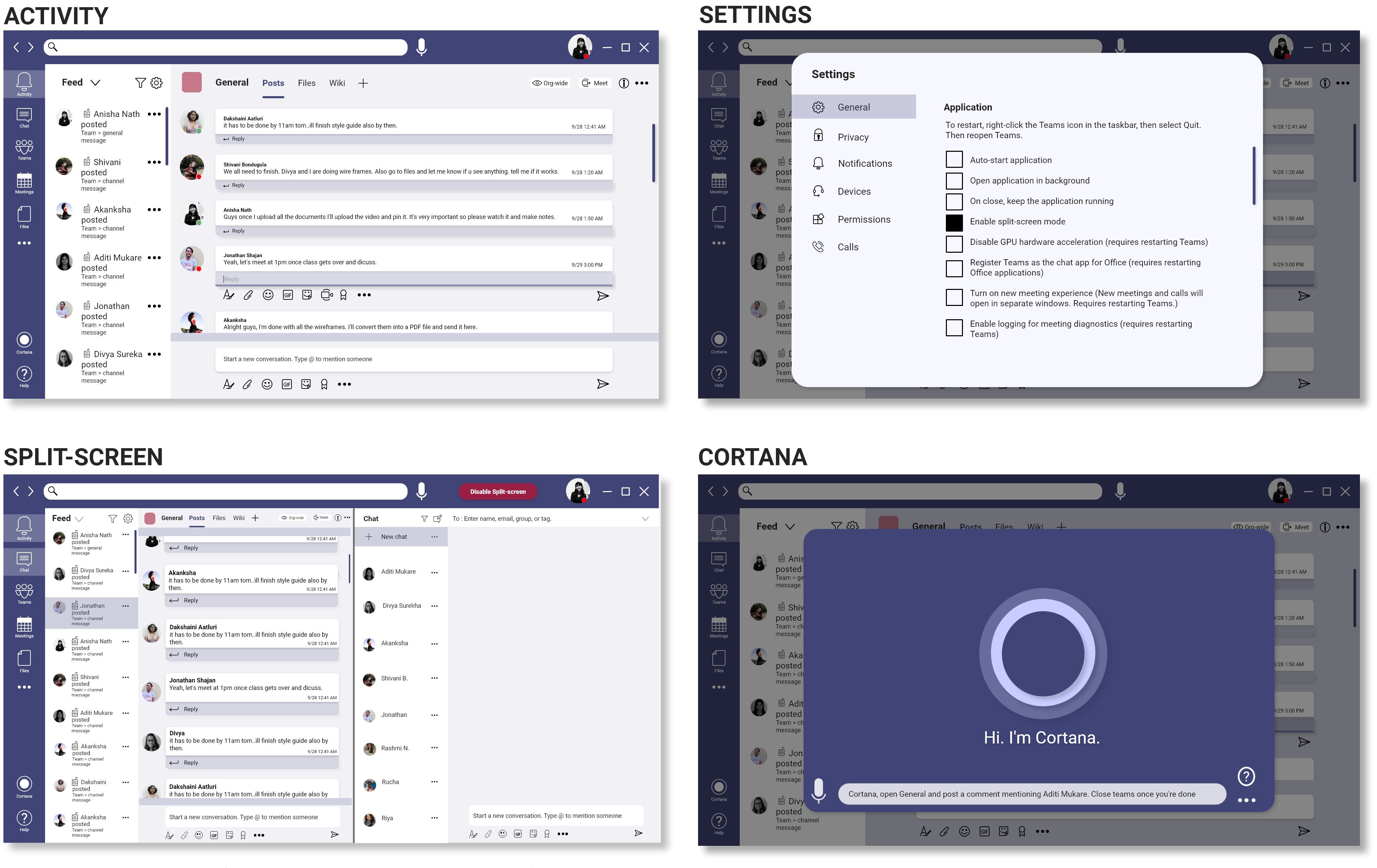 UI/UX Case Study : Microsoft Teams | by Anisha Nath | Medium