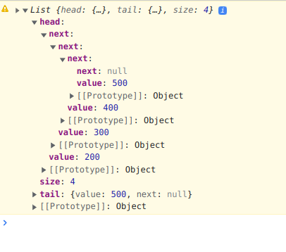 Simple linked list in javascript. To make a linked list in javascript ...