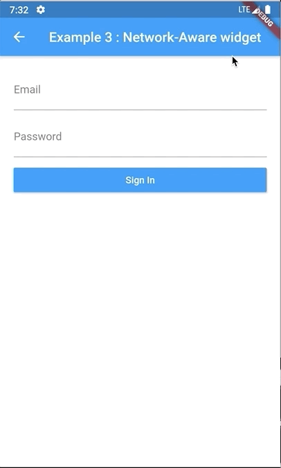 Convert Any widget to network-aware widget