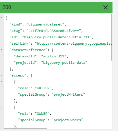 Day 12: BigQuery 的四種連接方式 — 方法三:REST API - Monica Hsu monicahsu.taipei ...
