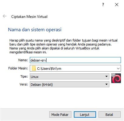 Buat Mesin Virtual