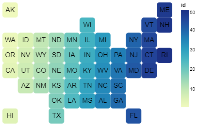 How to create a US Grid Cartogram using Altair | by Parham Motameni ...