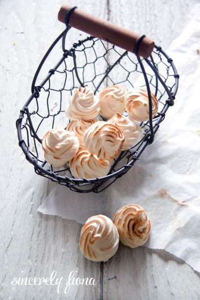 Chai Latte Cheesecake with Nutella Spongecake and Meringues // Sincerely Fiona