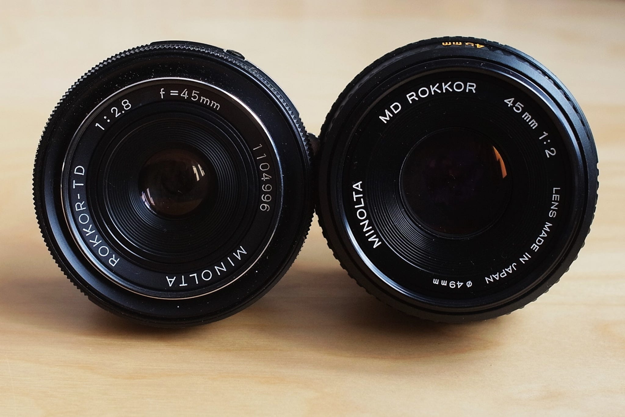 MINOLTA ROKKOR-TD 45MM F2.8 — the best choice for Minolta Pancake