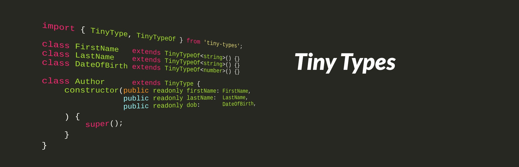 Tiny Types in TypeScript. Giving domain meaning to primitive…