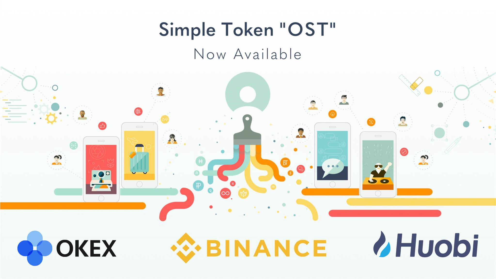 OST News: Simple Token, “OST” now available for purchase on 3 of the top 5 global  crypto exchanges | by Jason Goldberg | ostdotcom | Medium