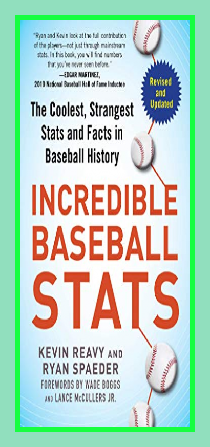 Kevin Reavy: Incredible Baseball Stats: The Coolest, Strangest Stats ...