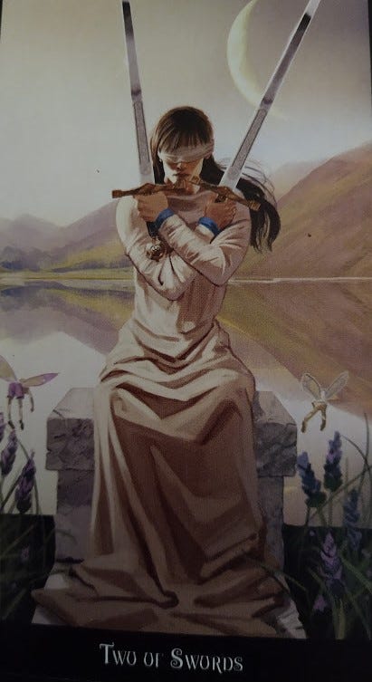 Two of Swords Tarot Card Meanings
