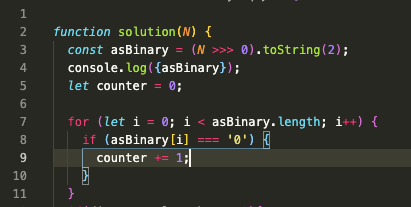 Solving Binary Gap in Javascript. Don’t look at the answers, they say ...