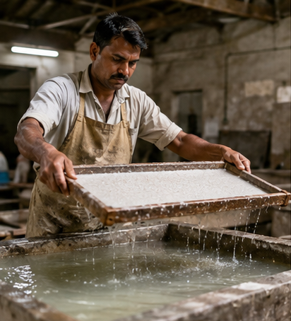Inside Rajasthan’s Handmade Paper Craft Industry: The Art of Sustainable Papermaking