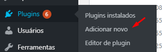 Figura 02: Adicionar novo plugin. Fonte: Autoria própria.