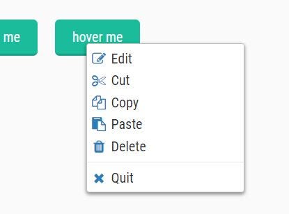 Jquery hover. Контекстное меню JQUERY. Контекстное меню JAVASCRIPT html. CONTEXTMENU js.