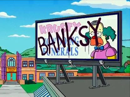 The Simpsons Forced Porn - American Graffiti: The Simpsons, Banksy & the Culture Industry | by Matt  Clarke | Medium
