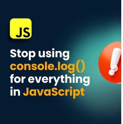 Stop Using console.log() for everything in JavaScript | by Denis ...