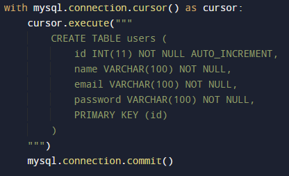 Creating table in MySQL using python | by fullstack fusion | Jul, 2024 ...
