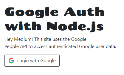 Easy Google Auth with Node.js in 2021, without Google+ | by Sabrina ...