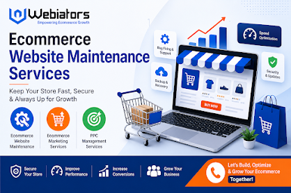 Ecommerce Website Maintenance Services for Scalable Online Growth | Webiators