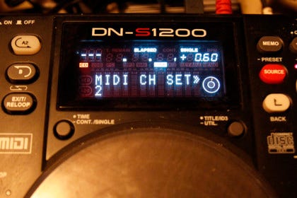 Denon DN-S1200 as MIDI controller with Native Instruments Traktor 