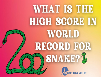 What is The High Score in World Record For Snake Game, by Worldgamehit