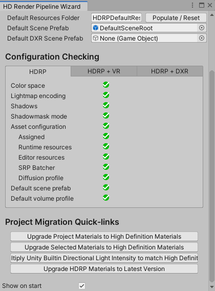 High Definition Render Pipeline in Unity