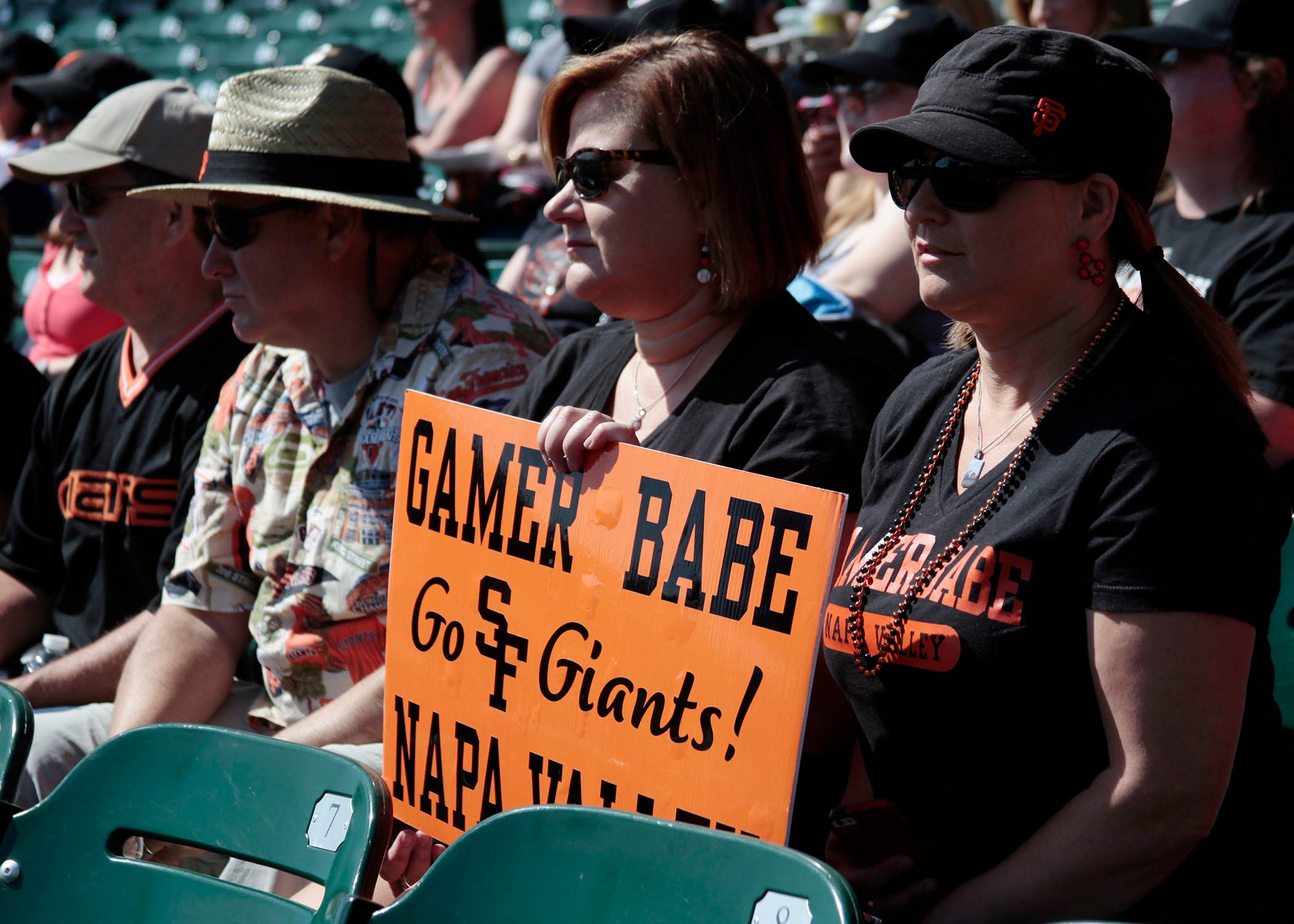 Gamer Babe Baseball Women V-neck Shirt SF Giants Gamer Babe 