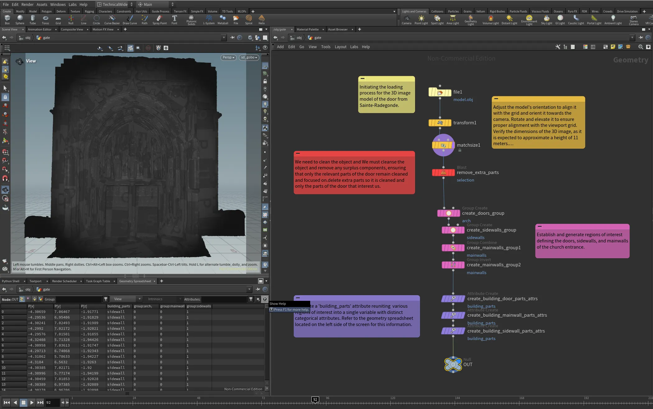 projection mapping houdini setup 1