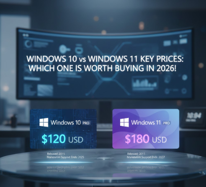 Windows 10 vs Windows 11 Key Prices: Which One Is Worth Buying in 2026?