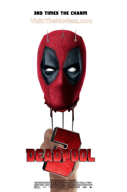 Deadpool x Wolverine New Deadpool 3 2023 Movie Scene Poster Canvas - Binteez